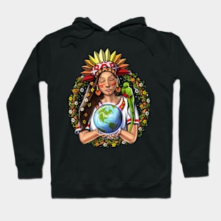 Aztec Warrior Goddess Hoodie